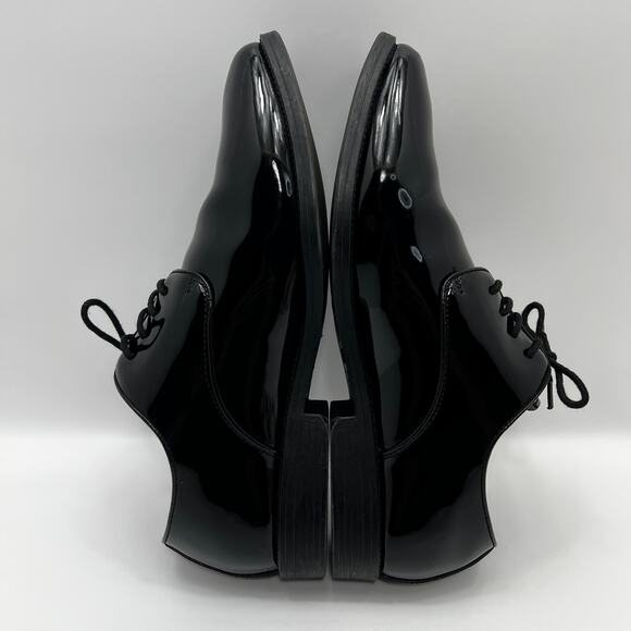 Fabian Couture S110-W001 Black Upper Square Toe Derby Mens 12W Dress Shoes - Picture 5 of 10